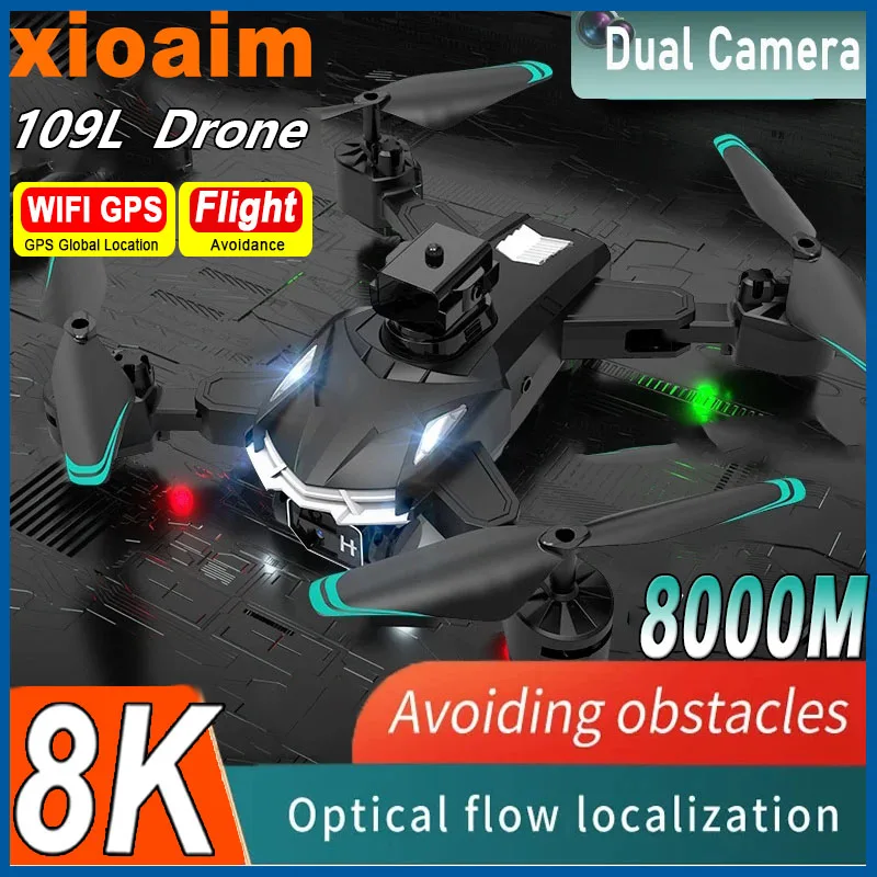 For Xiaomi 109L 8K 5G GPS Profesional HD Aerial Photography  Dual-Camera Omnidirectional Obstacle Avoidance Quadrotor Drone