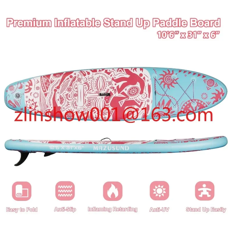 New Style Stand-Up Paddleboarding Inflatable SUP Board Inflatable Surfing Board for Water Sports