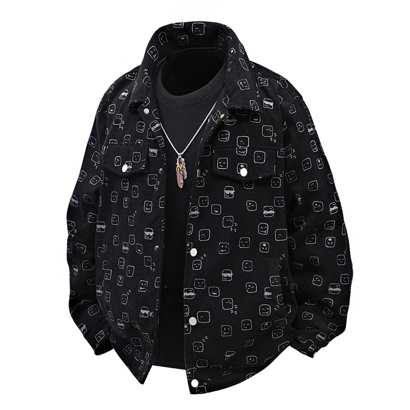 

New Men's Jacket Male Suit Coat High Quality Men Clothing Outwear Casual Jacket Spring Autumn Print Jackets