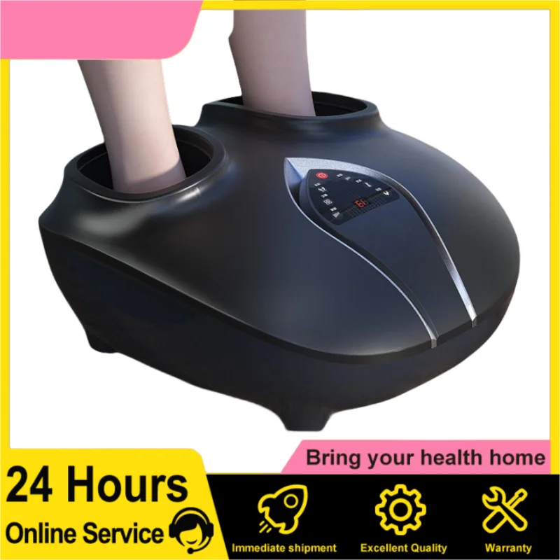 

7 Modes Electric Vibrator Foot Massager Automatic 6D Massage Infrared Heating Roller Kneading Air Pressure Machine Removable for