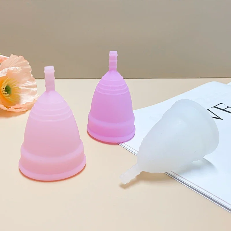 1pc Medical Grade Silicone Menstrual Cup Sterilizer Feminine Hygiene Menstrual Cup Sterilizing Menstrual Period Cup for Women