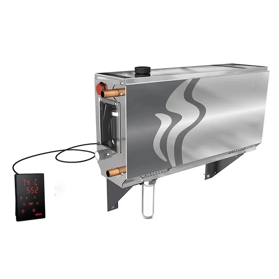 Harvia High Quality 6KW Commercial Wet Steam Generator Home Use Stainless Steel Surface Modern Stove Heating Type Sauna Function