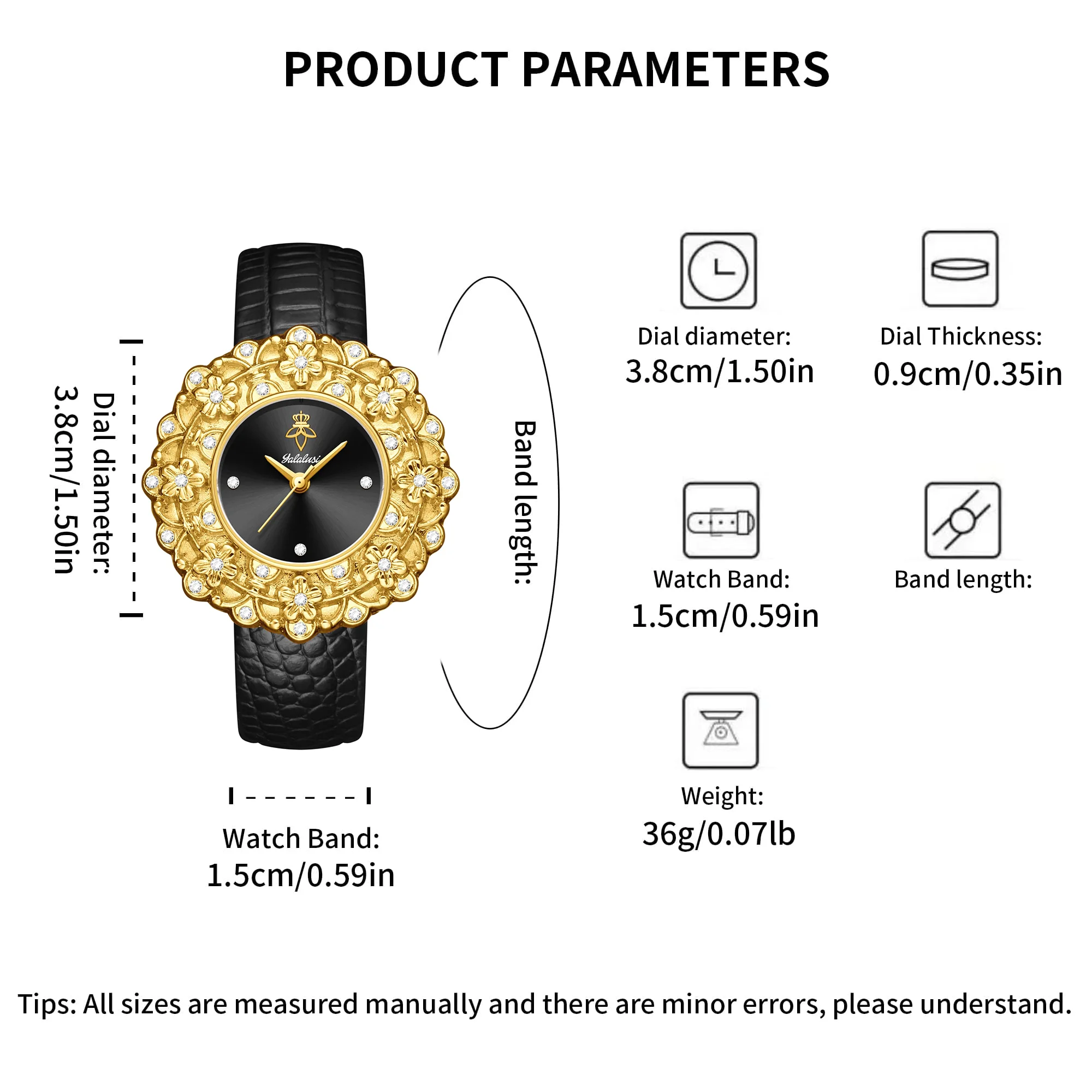YaLaLuSi Fashionable Ladies’ Sunflower-Dial Bracelet Watch with a Unique and Distinctive Design, Water-Resistant Reloj