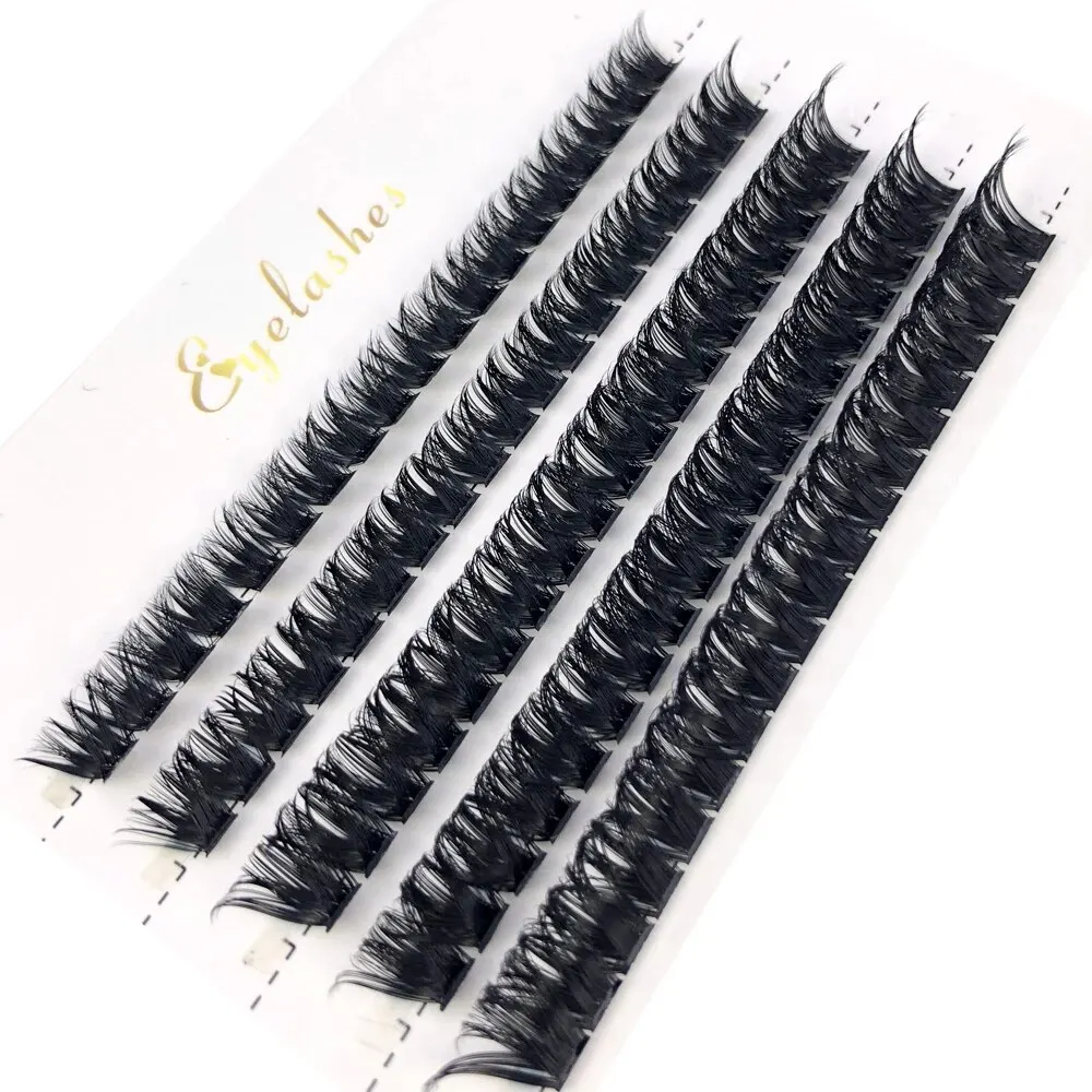 95/100Clusters Natural Eyelashes Thick 30D/40D/60D/80D Individual Eyelash Extension Lashes Bunches Professional Faux Eye Lashes image 2