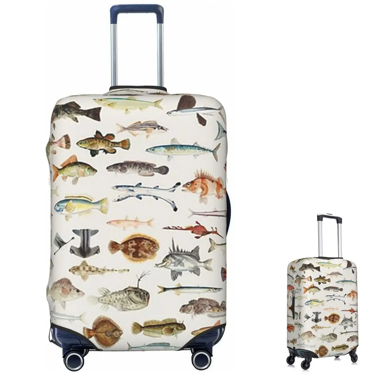 Capa protetora elástica para mala de viagem, capa protetora para mala de peixe para 18-32 polegadas
