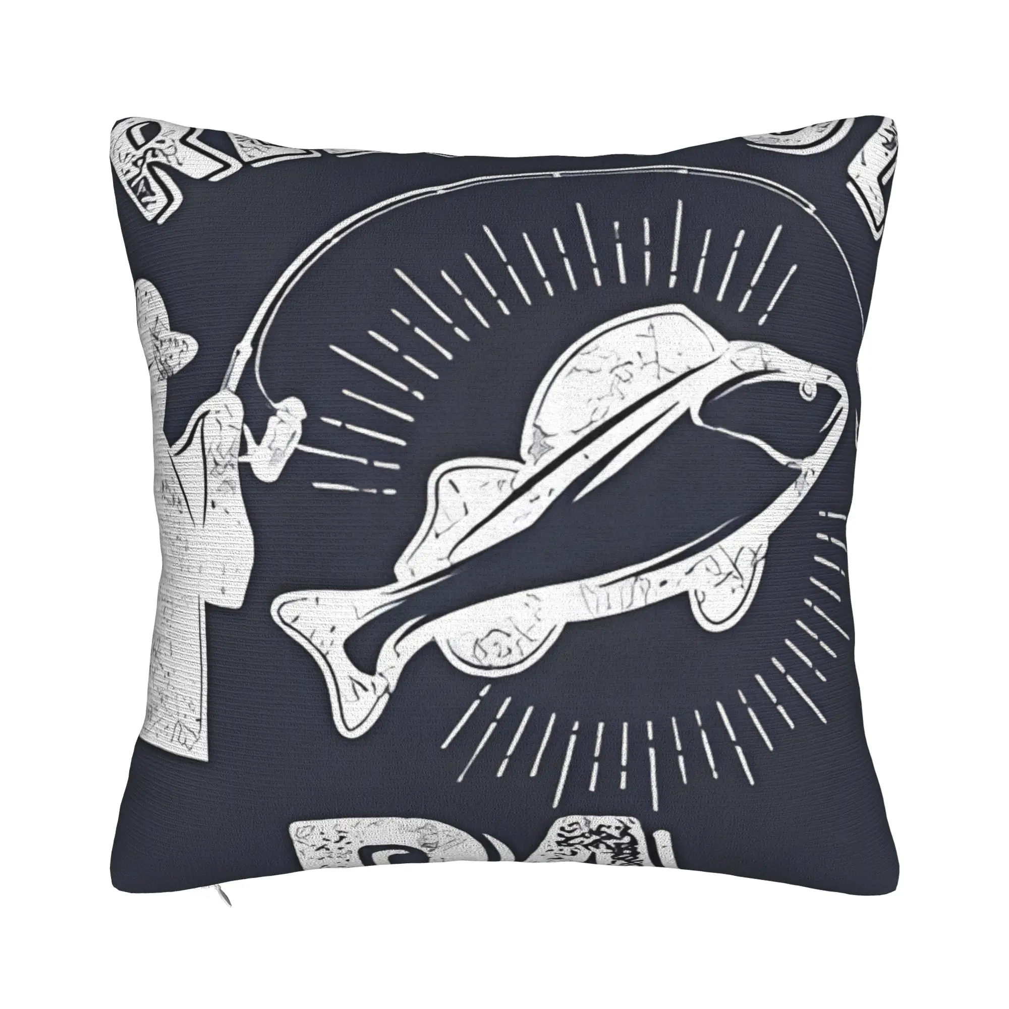 Mens Reel Cool Pa  Fisherman Christmas  Father's Day  Decorative Pillowcases for Cozy Fisherman Pillow Cover Soft Durable