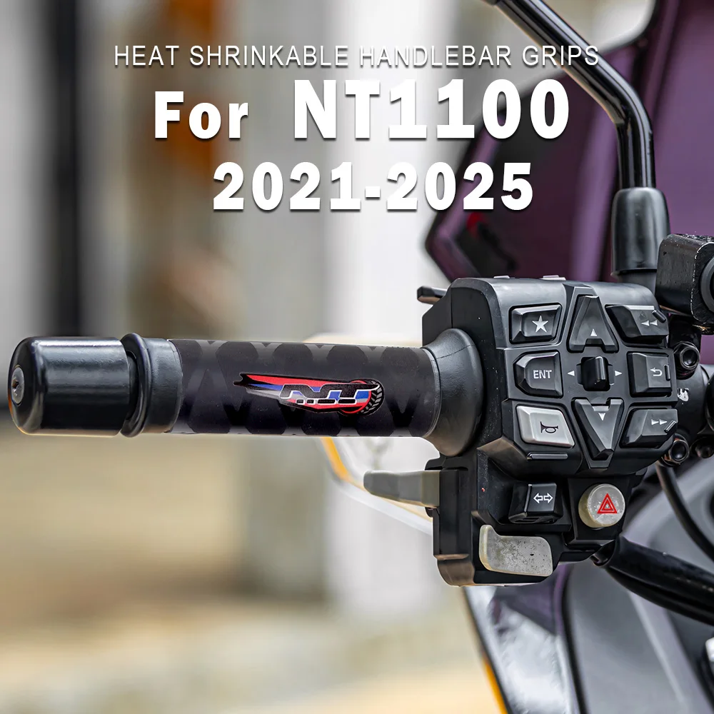 

Motorcycle Heat Shrinkable Handlebar Cover For Honda NT1100 NT 1100 2021 2022 2023 2024 2025 Rubber Grips Gloves Accessories
