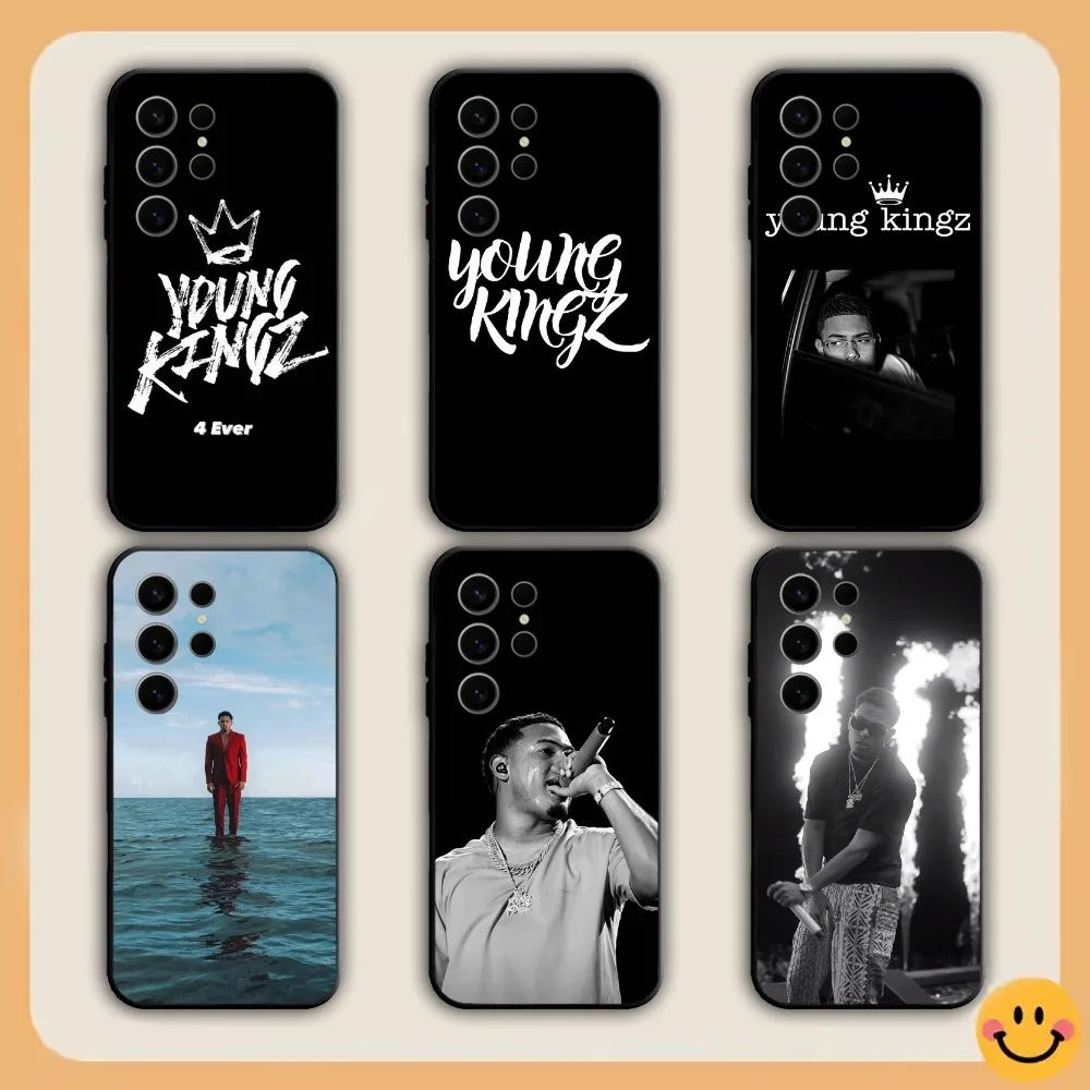 Singer M-Myke T-Towers Phone Case For Samsung S21,S22,S23,S24,S30,Ultra,S20,S30,Plus,S21 Fe,Note20 5G black Cover