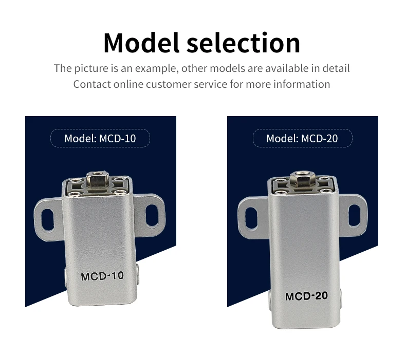 MCD20 Series Robotic Arm Gripper Cylinder Mini Cylinder with Detection Silicone Film