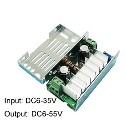 電力変換モジュール,DC-DC w,200w,400w,6-35vから6-55v,8.5-50v〜10-60v,10a,15a,ブースターボード用ステップアップスイッチ電圧モジュール