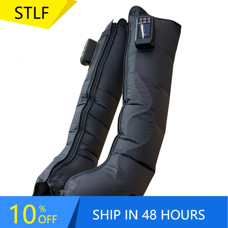 

STLFP Портативный перезаряжаемый массажер для ног с воздушной волной, 5-полосное устройство, длинная модель с трансграничным давлением воздуха