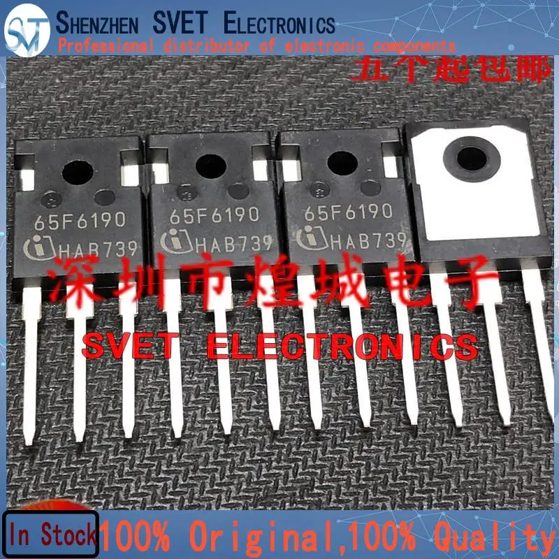 10PCS-50PCS  65F6190 IPW65R190CFD  TO-247 650V 57.2A  Original In Stock Fast shipping