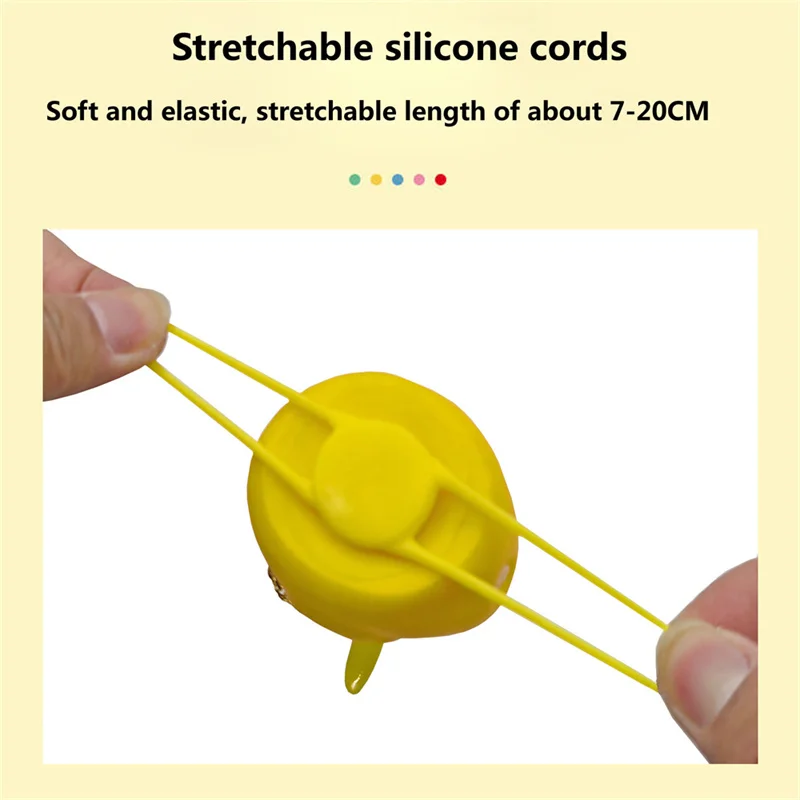 Yellow Duck Bicycle Lights Bell Cute Little Handlebar Horn Lamp for MTB Road Bike Motor Helmet Riding Cycling Accessories toys