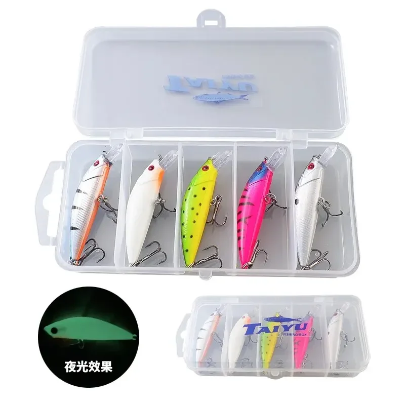 taiyu-5-pcs-caixa-isca-de-pesca-50mm-63g-luminosa-minnow-isca-de-afundamento-lento-fundicao-distante-isca-dura-artificial-realista