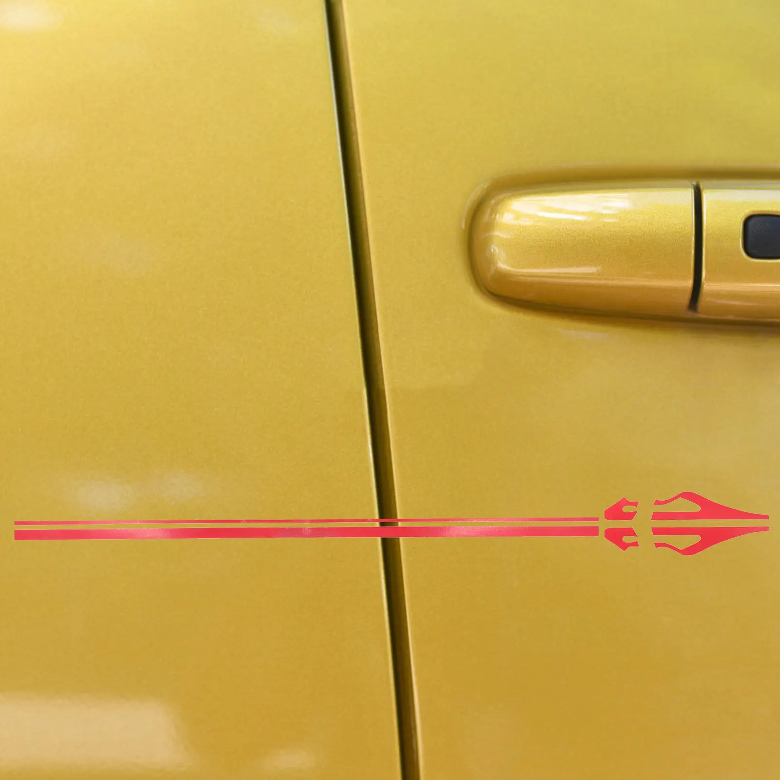 1Set Car Side Body Stripes Strong Adhesive Pinstriping Tape Easy Install Scratch Protection Auto Racing Stripe Decal Sticker