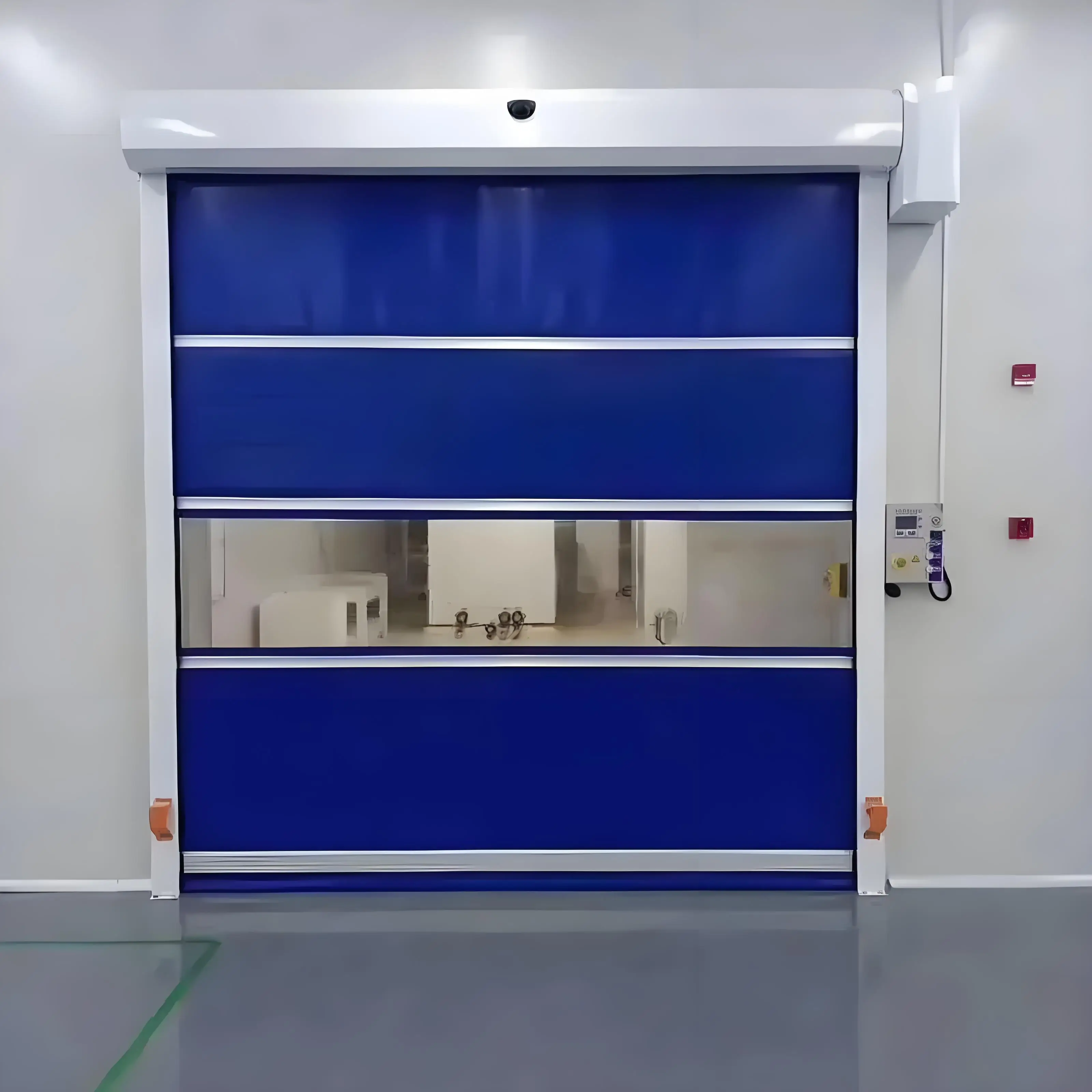 Automatic High-Speed PVC Frozen Cooler Door Roll-Up Fast Factory Customizable Cold Room Rolling Garage Door
