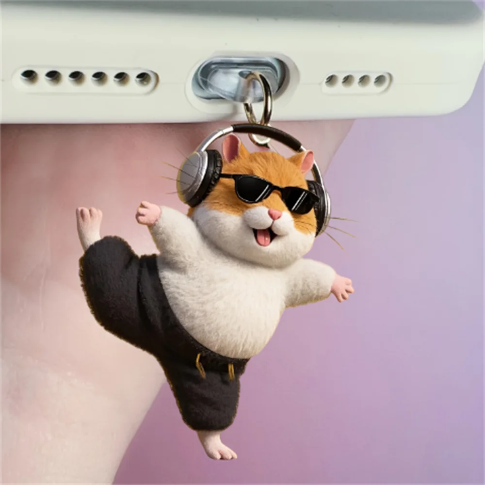 Cartoon Phone Dust Plug  Phone Dust Plug Type-C Dust Plug Cute For Samsung Mobile Pendant Android Phones