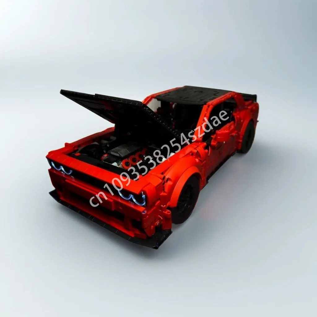 

3212 шт. MOC Dodgess SRT Demon, технические строительные блоки, идея, креативный образовательный кирпич, детская рождественская игрушка в подарок