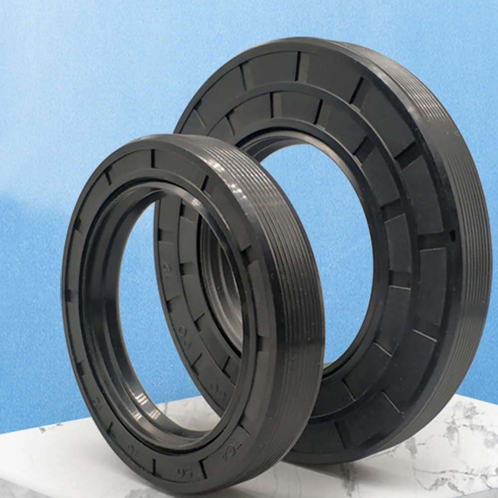10-20Pcs TC/TG4 Skeleton Oil Seal Ring ID 38mm 40mm Black Nitrile Rubber Shaft Oil Seal OD 48-95mm Double/Three Lips Seal Gasket