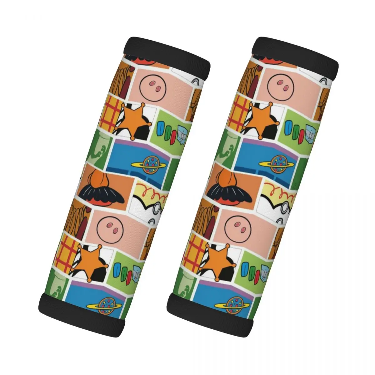 

Custom Toy Story Cartoon 2 Pcs Luggage Handle Wrap Suitcase Identifier Handle Grip Neoprene Luggage Door Handle