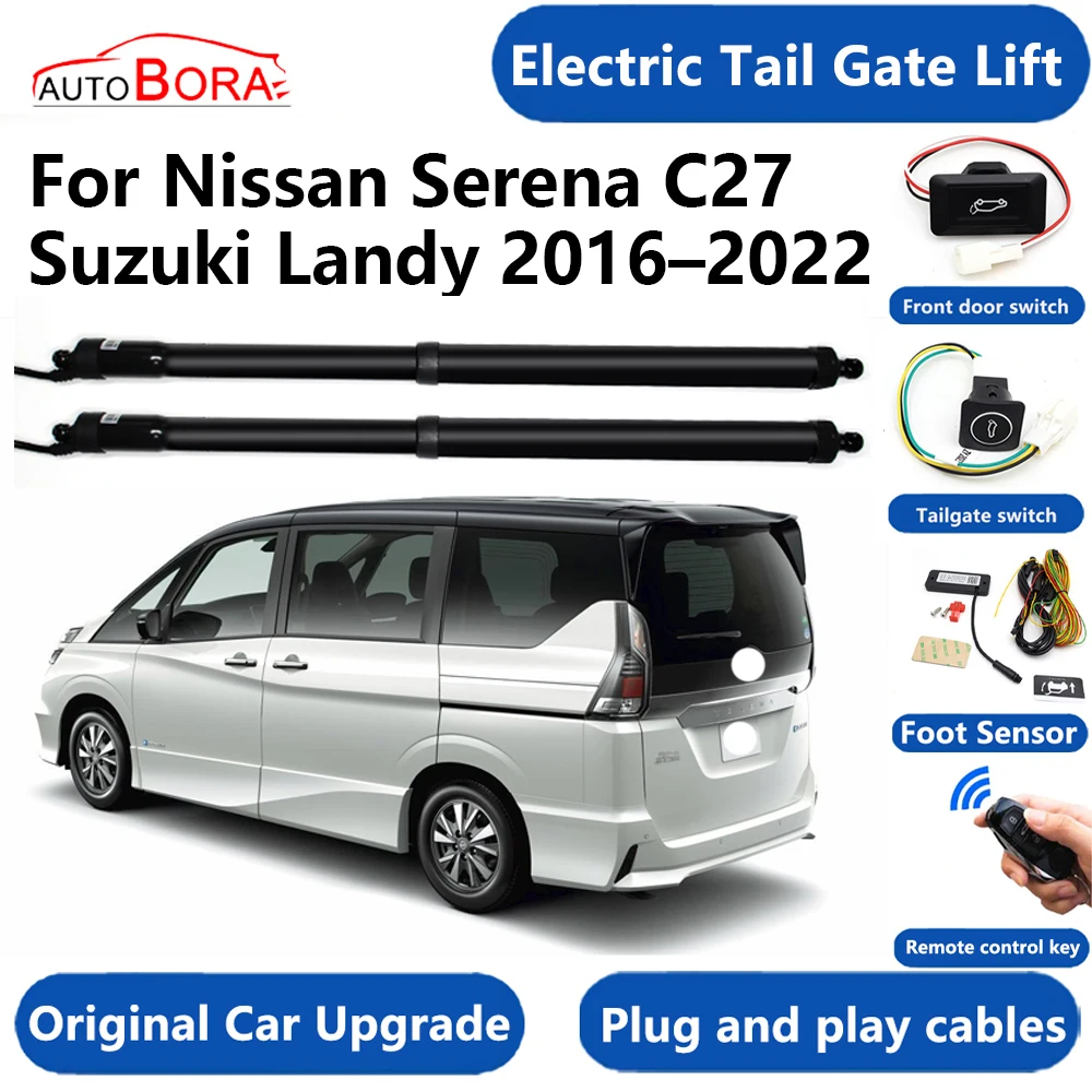 for Nissan Serena Suzuki Landy 2016~2022 Car Electric Tail Gate Lift System Power Liftgate Kit Auto Automatic Tailgate Opener