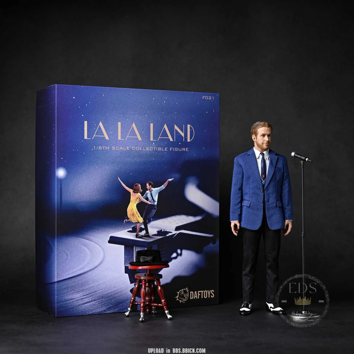 DAFTOYS F021 1/6 Ryan Gosling Jazz Pianist Deluxe Version Action Figure With Piano Collection Model