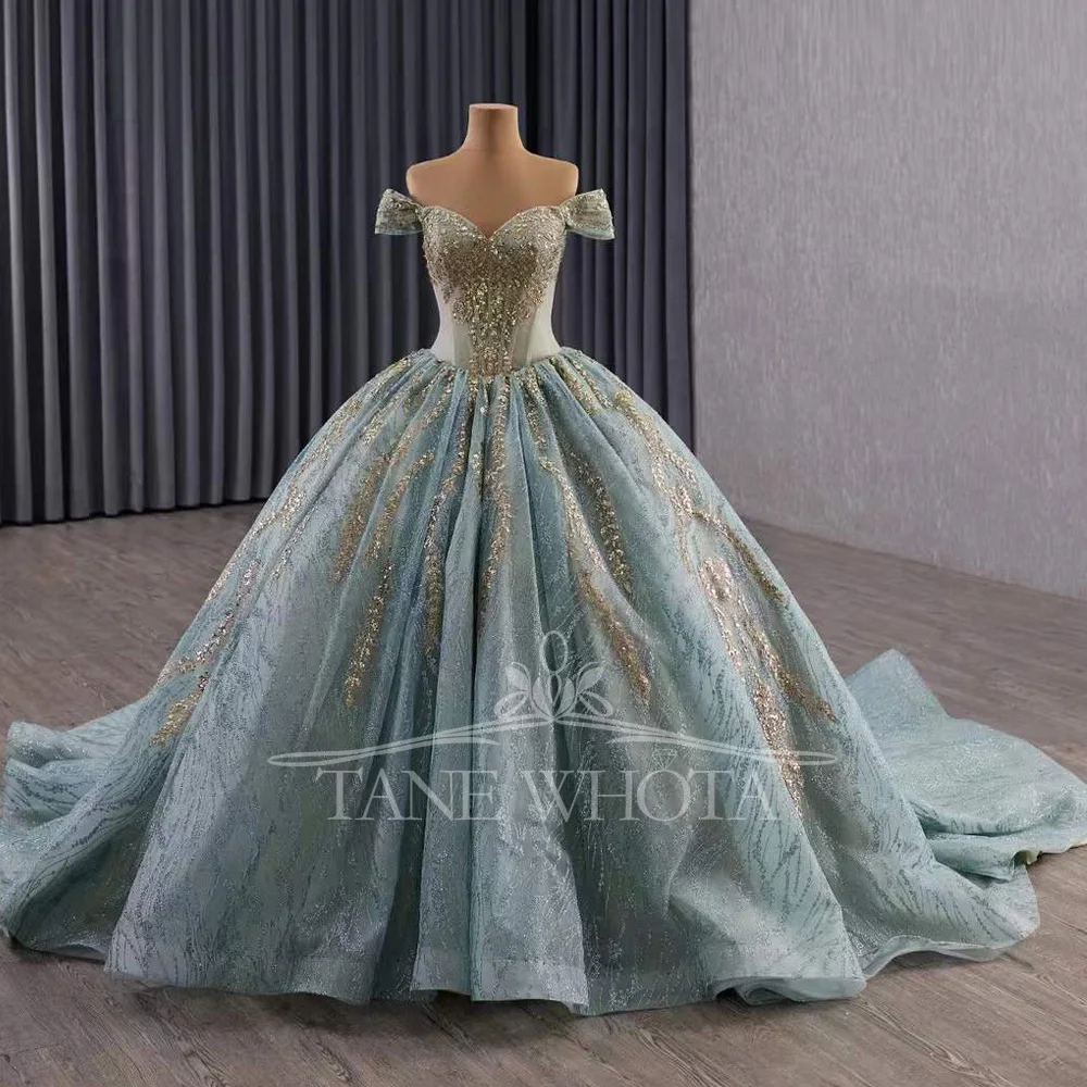 

Sweetheart Off-Shoulder Evening Dress With Lace-Up Back And Crystal Sequins Customizable Sukienki Wieczorowe Damskie