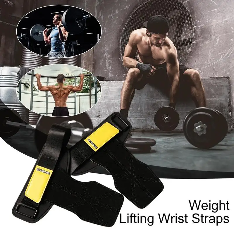 

Pull Up Wrist Straps 2X Strength Training Wraps Strength Training Wraps Non-Slip Training Equipment Gym Accessories For