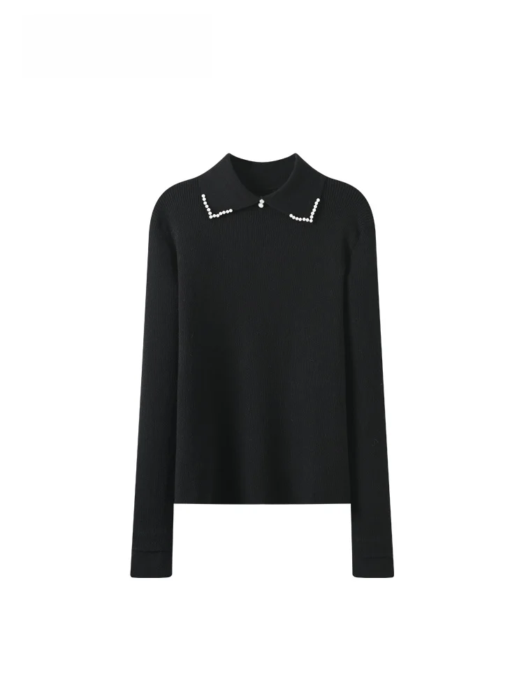 

Cara CLUB Large Size Ne Sweater Women's Casual Sle Inner Wear Winter New Arrival Slimming Effect Comfortable Top