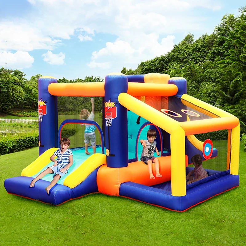 Inflatable castle family slide trampoline jumping bed kindergarten ball pool indoor and outdoor naughty castle