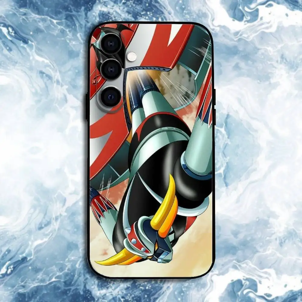 Etui na telefon UFO Robot Goldoraks do Samsung Galaxy A73, A72, A71, A70, A53, A52, A51, inne, miękka czarna obudowa