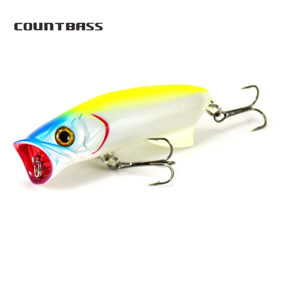 

Countbass Topwater 80mm 11.6g Hardbait Fishing Lures Popper Surface Leurres Floating Plug Wobblers Angler's Lure