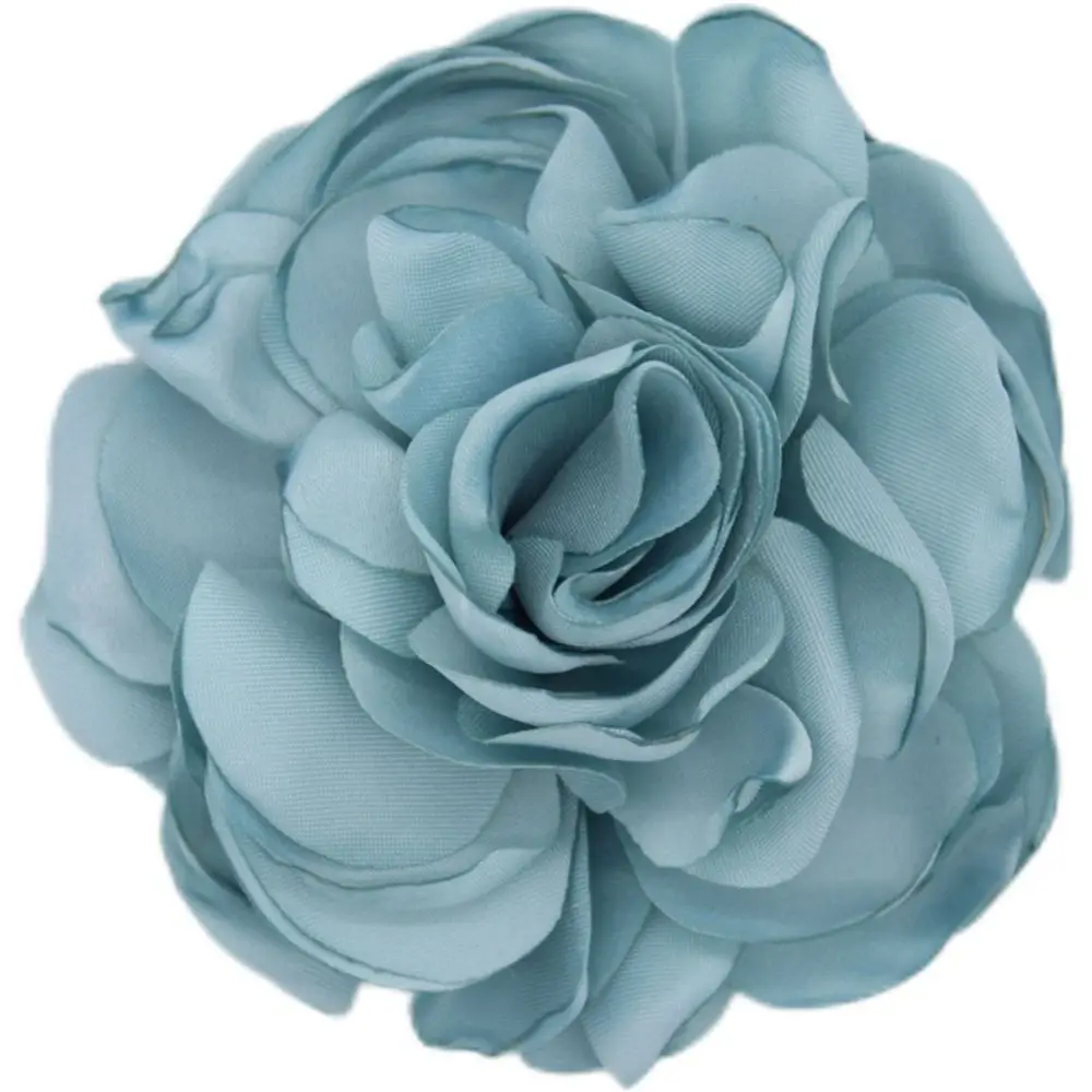 Vintage Fabric Big Rose Flower Brooch Fashion Cloth Art Handmade Floral Brooch Lapel Pin Badge Dress Suit Wedding Party Jewelry