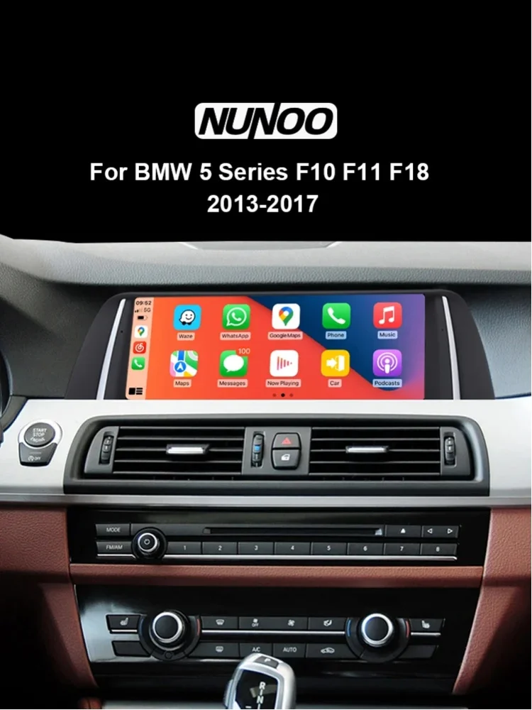 Linux 1920*720 Touchscreen-Display für BMW 5er Serie F10 F11 F18 2010-2017 CIC NBT Wireless Carplay Android Auto Multimedia Radio