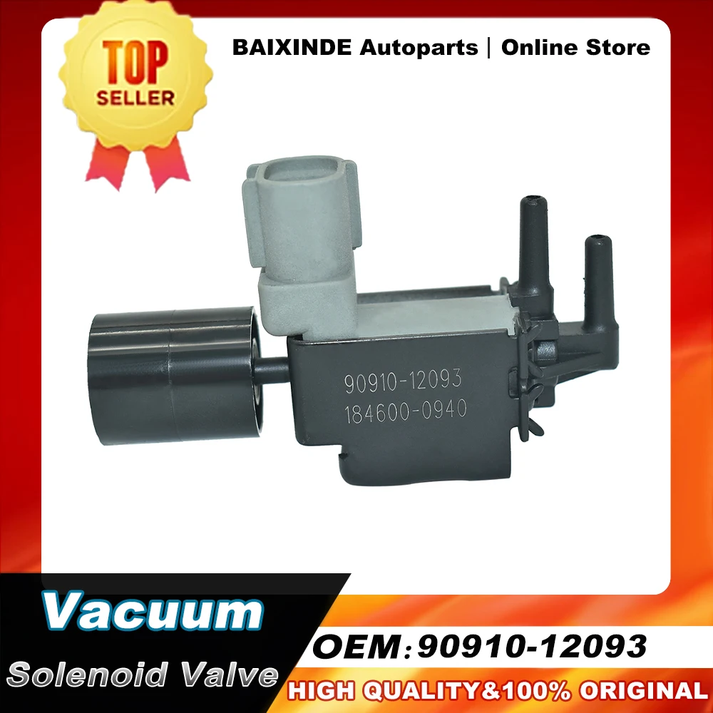 OEM 90910-12093 9091012093 90910 12093  1846000940 Vacuum Solenoid Valve For Toyota Hilux 3.0 D4D Auto Parts Car Accessories