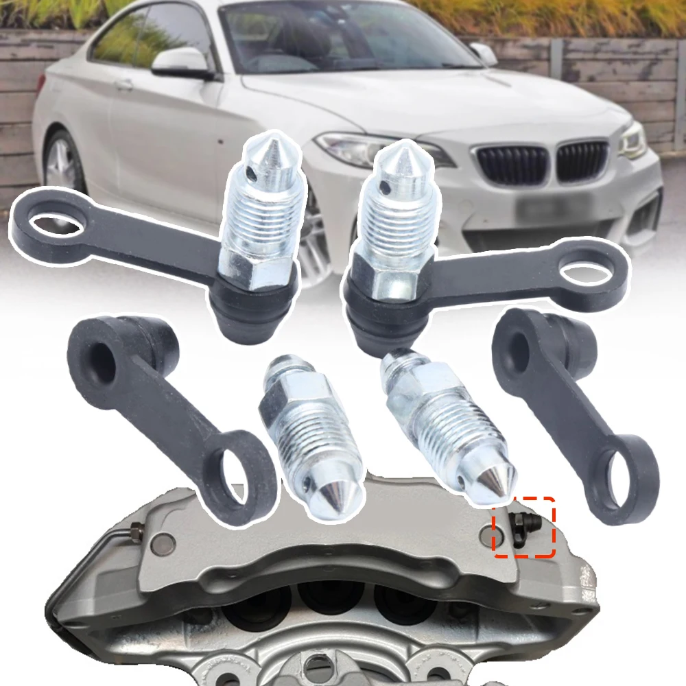 

Front Left Right Caliper Bleed Nipples Screws Repair Kit for Fiat Coupe for BMW 2 Series F22 F23 F87 2012-2021 Brackets Parts