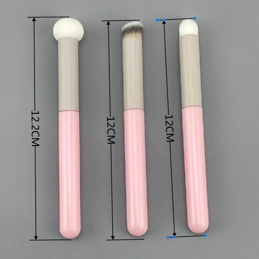 Small Mantou Concealer Brush Sponge Head Soft Hair Makeup Brushes Powder Foundation Fine Concealer Natural Blending Brush