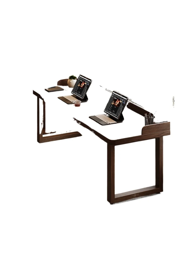 

Antique strip in the baffle, simple student computer desk