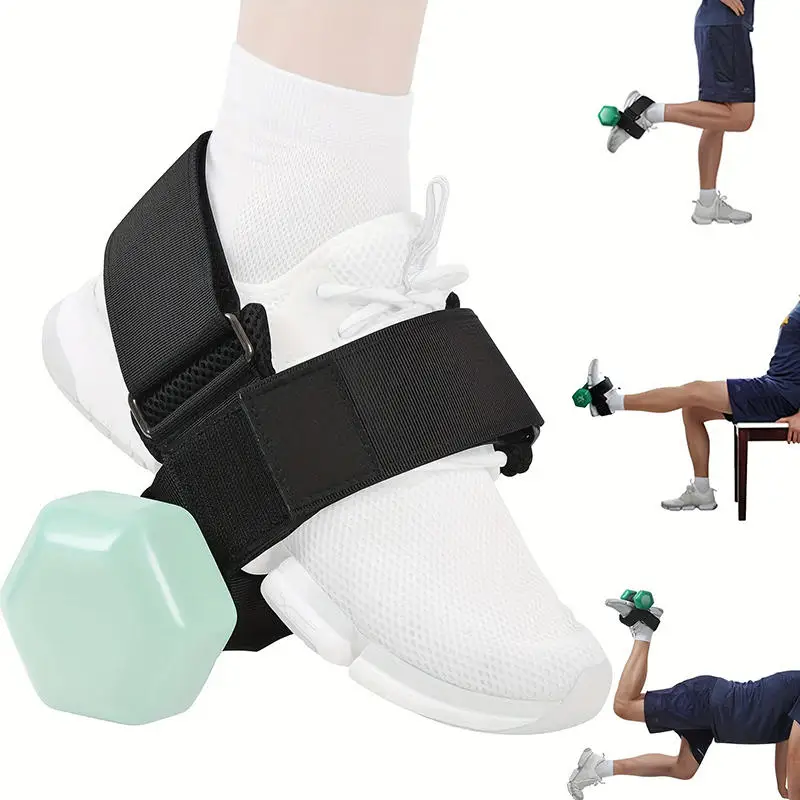 Accesorio para pies con mancuernas, entrenador tibial, pesas ajustables para tobillo, entrenamientos de piernas en casa, extensiones de piernas, equipo de gimnasio en casa