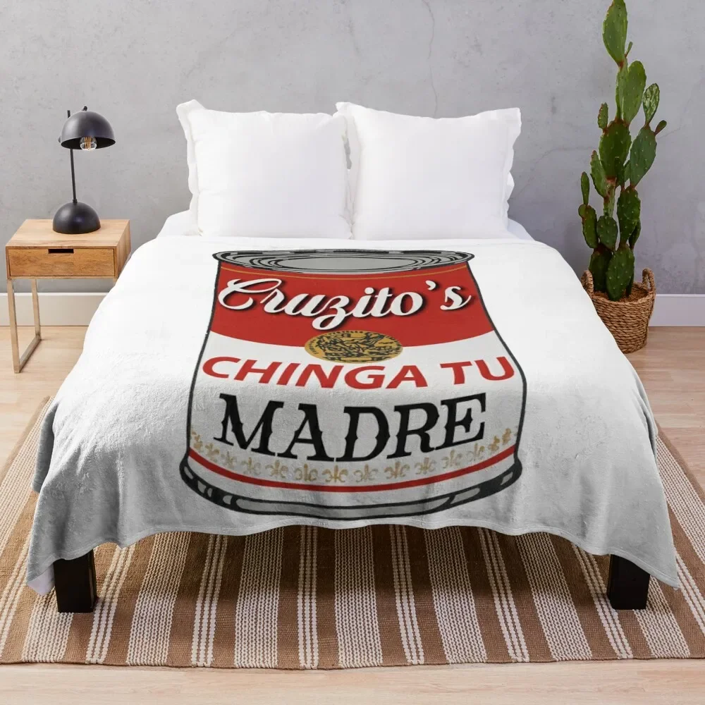 

Cruzito's Chinga Tu Madre Throw Blanket bed plaid Heavy Plaid on the sofa Bed Blankets