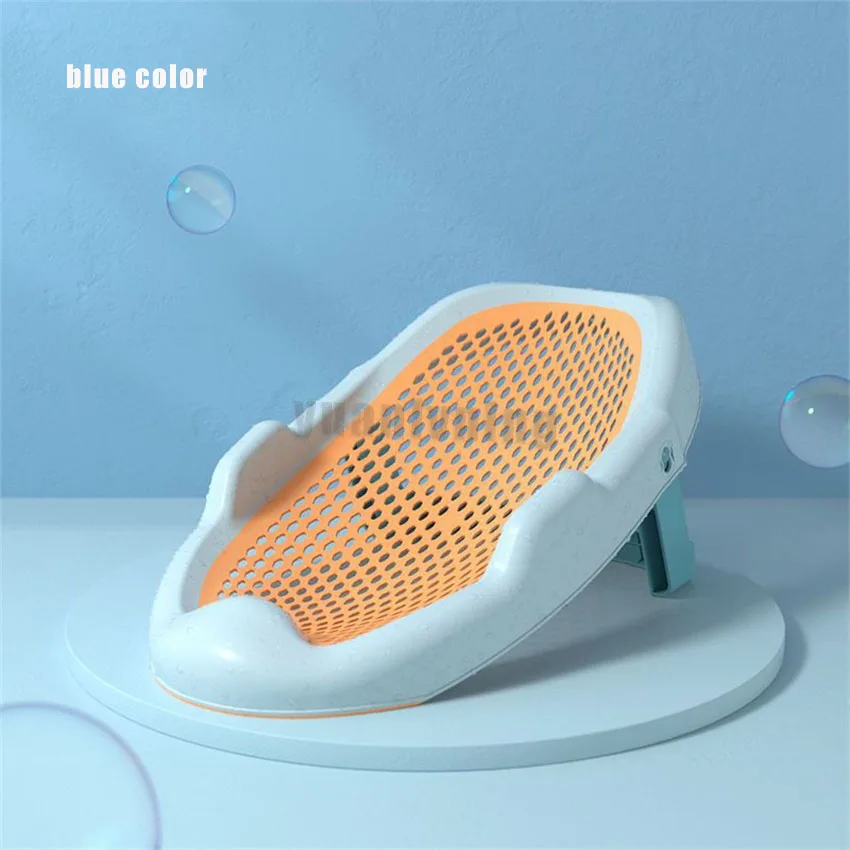 Baby Bathing Lying & Sitting Baby Bathing Mesh Foldable Net Frame Neonatal Anti Slip Net Bag Suspended Bathing Pad Bathing Bed