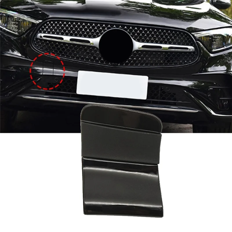 

Передний бампер автомобиля, фаркоп, крышка 2548851801 для Mercedes-Benz GLC W254 2023 +, передняя крышка прицепа, черный-FSM