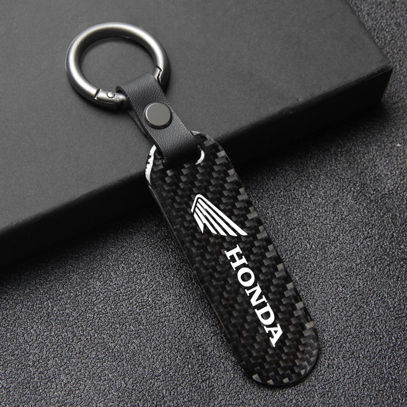 سلسلة مفاتيح معدنية للدراجات النارية حلقات حدوة الحصان الدوارة لهوندا CRF CB CR XR CRM CBR 125 250 300 350 400 500 600cc