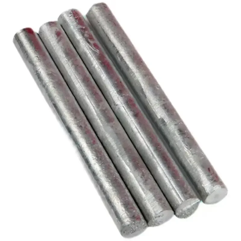 1Pc High Purity 99.995% Zinc Rod Zn Metal Zinc Anode Marine Anti-Corrosion Material for Industrial Laboratory Research