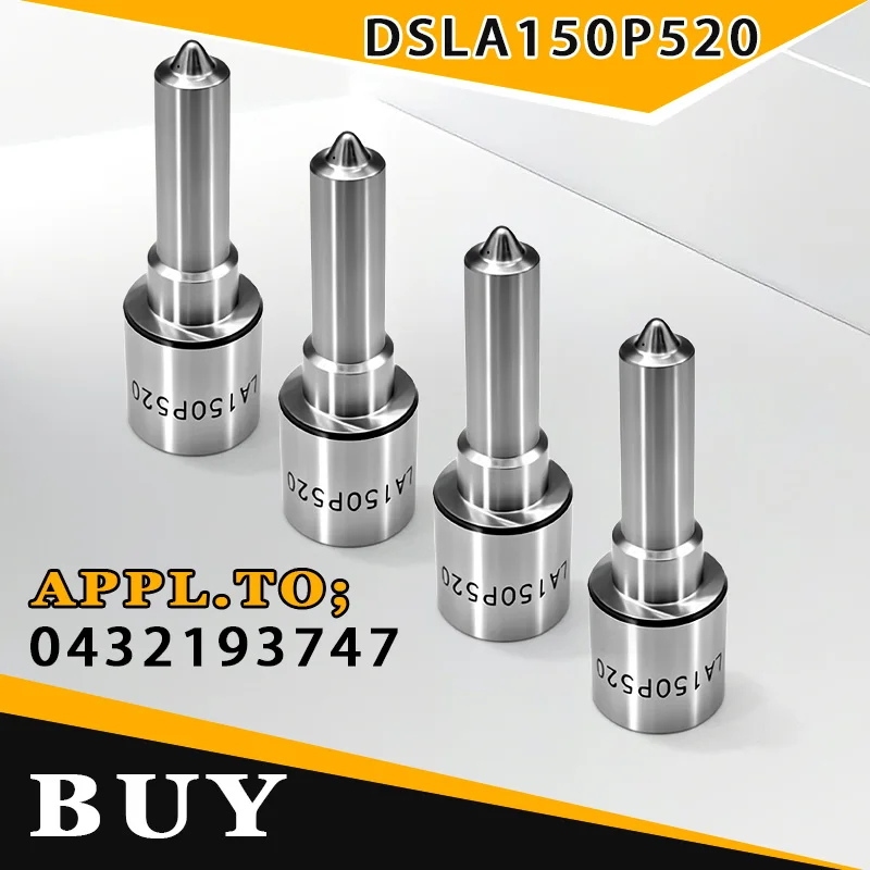 4PCS DSLA150P520 New Diesel Fuel Injector Nozzle Accessories For Ford V-W Audi Skoda Flat Head White Needle Fuel injector YF1233