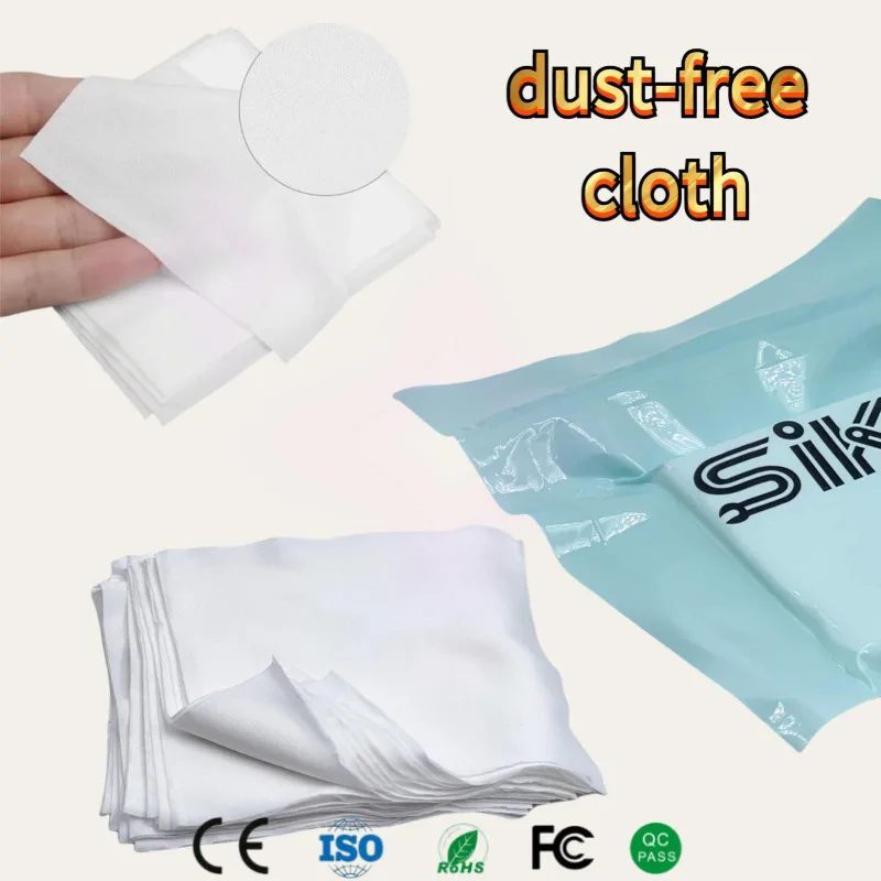 

Беспылевые салфетки для оптической чистки 10x10 см, 50 шт./упак., салфетки для удаления масляных отпечатков пальцев без повреждений, мягкие и водопоглощающие