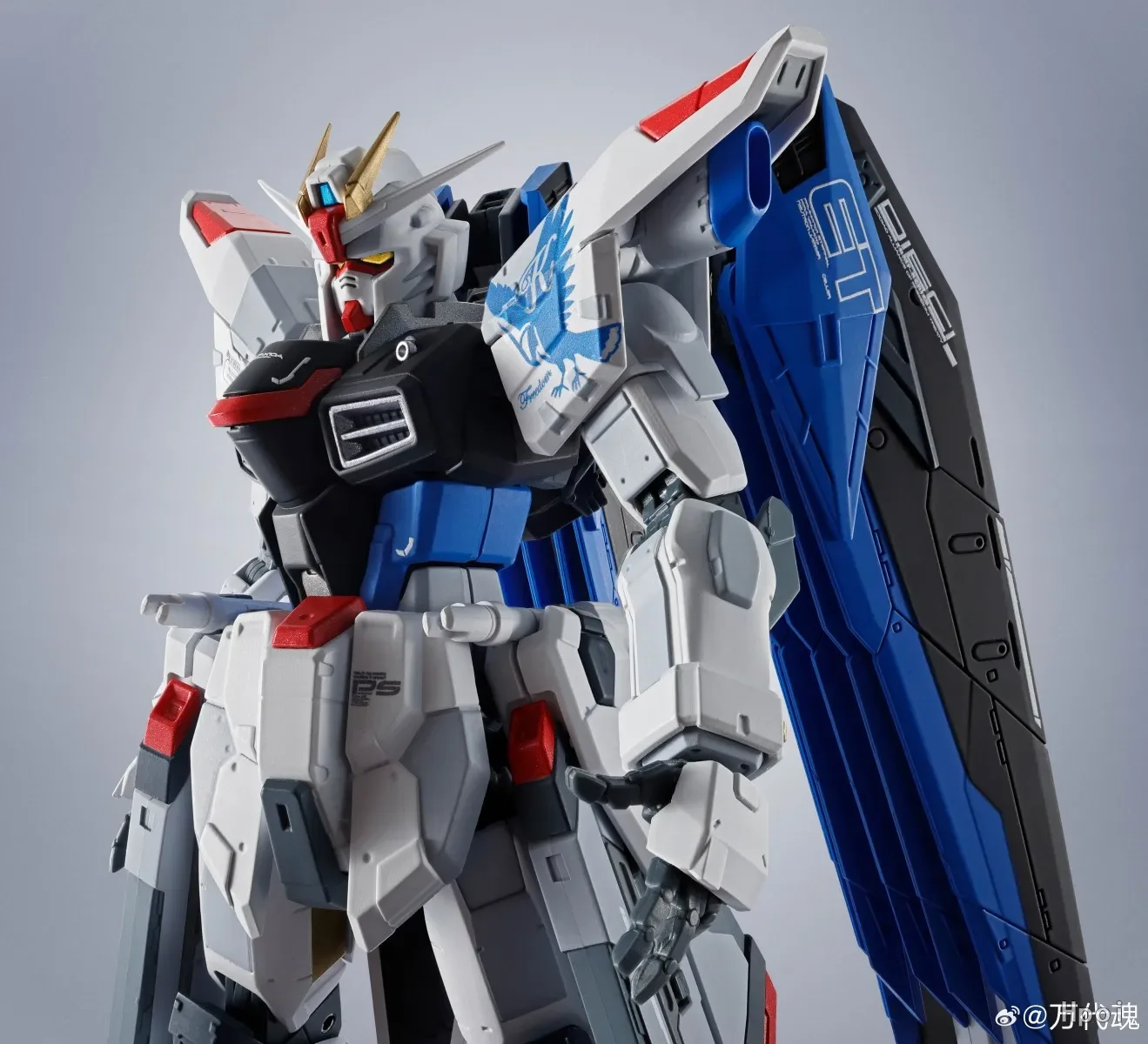 หุ่นยนต์ของแท้จาก BANDAI รุ่น Robot Spirits ZGMF-X10A Freedom Gundam Ver.GCP ฉลองครบรอบ 3 ปี สีเมค ของเล่นสะสมสำหรับเด็กผู้ชาย