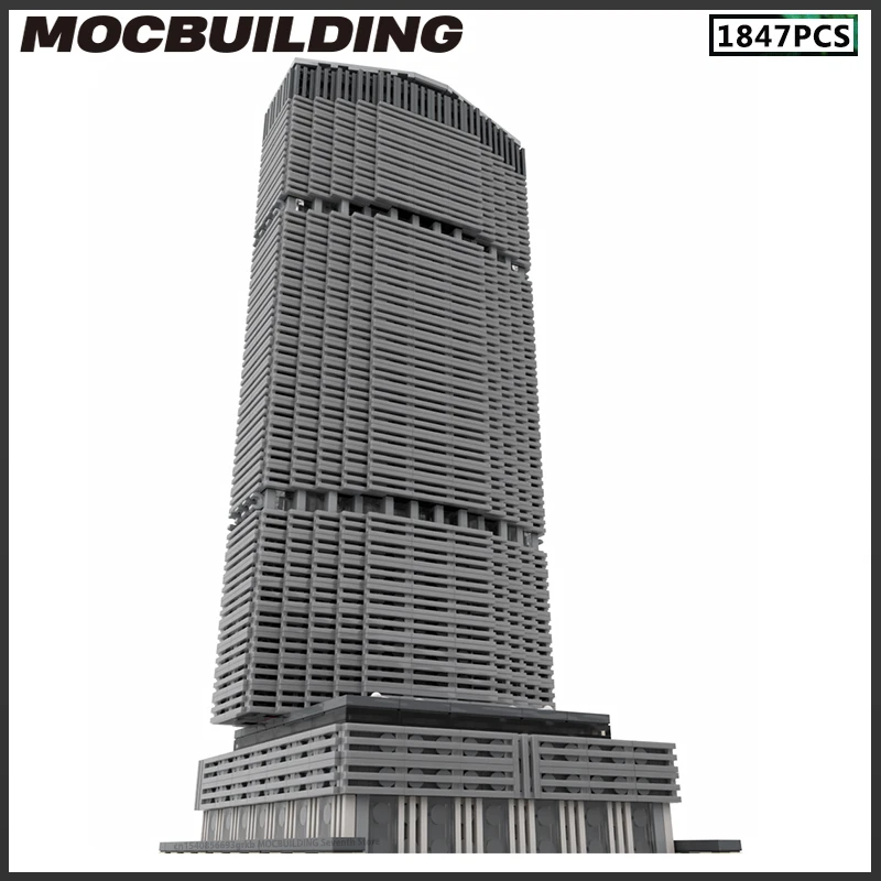 1:800 Scale Grand Central Terminal Station Architecture MOC Building Blocks DIY Assembly Bricks Collection Dispaly Toy Xmas Gift