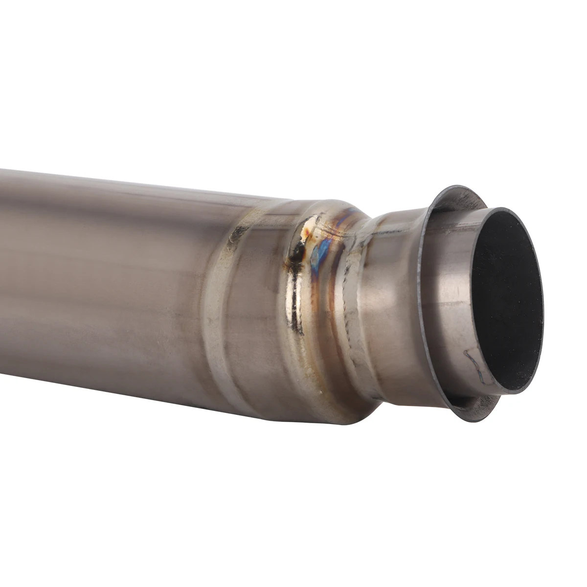 Titanium Alloy Exhaust Mid Link Pipe Slip‑on Muffler For ZONTES 703T Escape Motorbike Exhaust Midpipe System Accessories