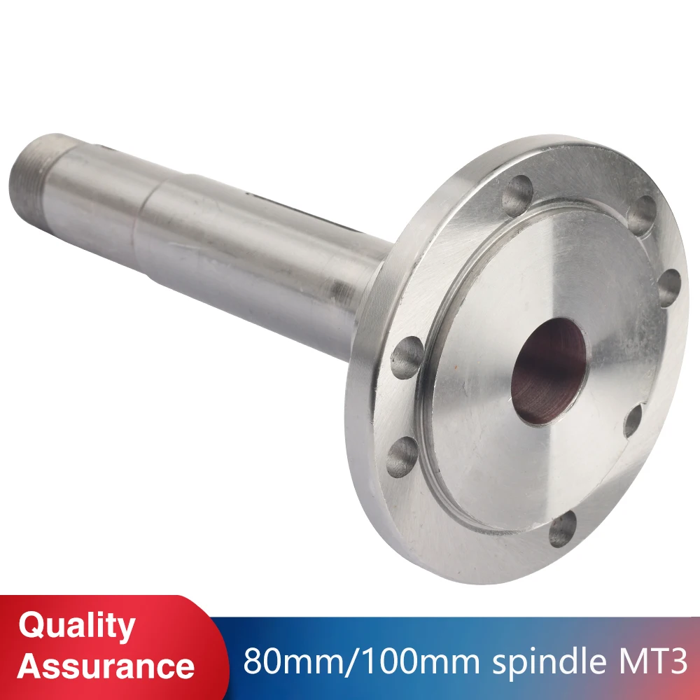 

Spindle 80mm 100mm MT3# Chuck Flange CJ0618&Grizzly G0765 Lathe Spares